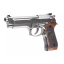PISTOLA WE M92 SPS FULL METAL PLATA