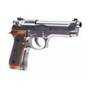 PISTOLA WE M92 SPS FULL METAL PLATA
