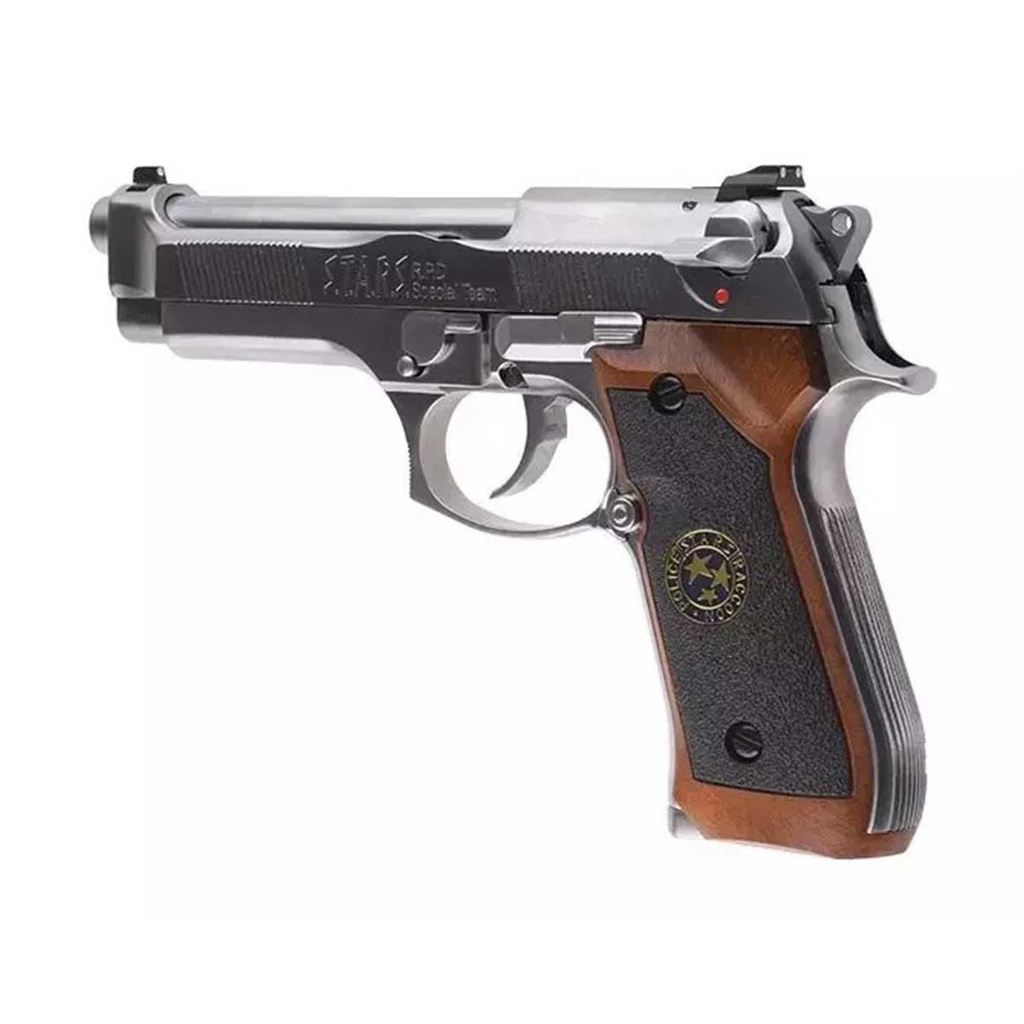 PISTOLA WE M92 SPS FULL METAL PLATA