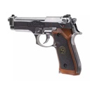 PISTOLA WE M92 SPS FULL METAL PLATA