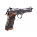PISTOLA WE M92 SPS FULL METAL PLATA