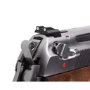 PISTOLA WE M92 SPS FULL METAL PLATA
