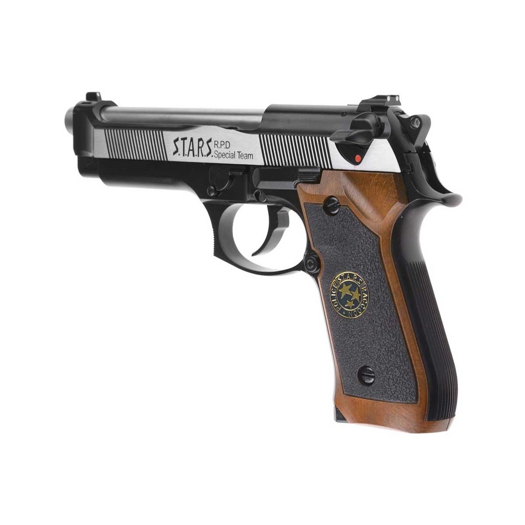 PISTOLA WE M92 SPS FULL METAL NEGRO-PLATA