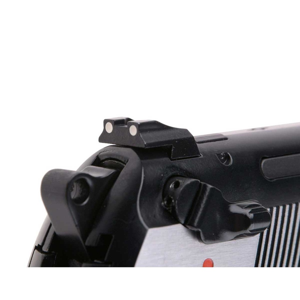 PISTOLA WE M92 SPS FULL METAL NEGRO-PLATA