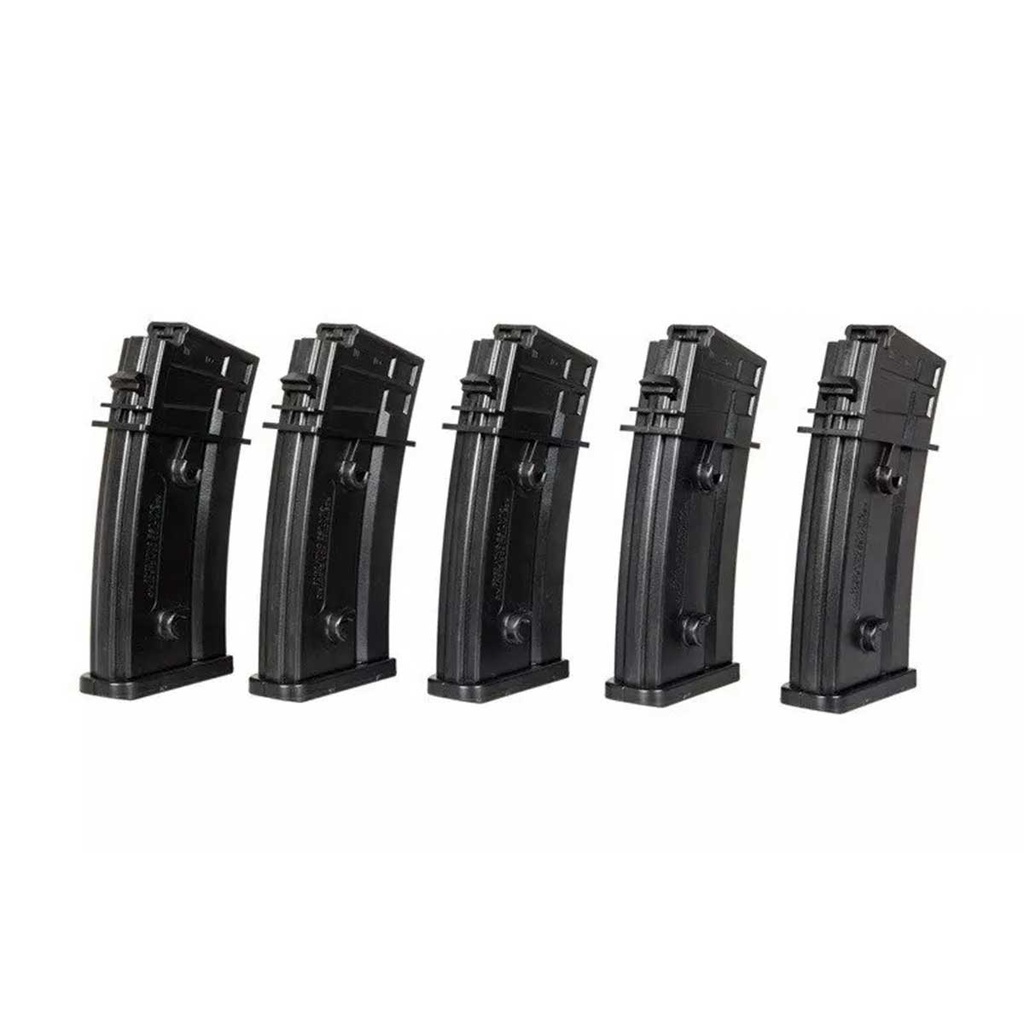 CARGADOR FUSIL G36 SPECNA ARMS MID-CAP 120RDS 5PCS NEGRO