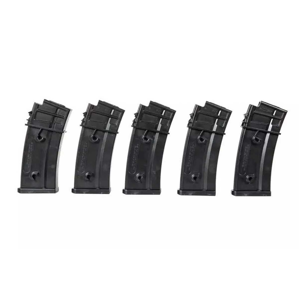 CARGADOR FUSIL G36 SPECNA ARMS MID-CAP 120RDS 5PCS NEGRO