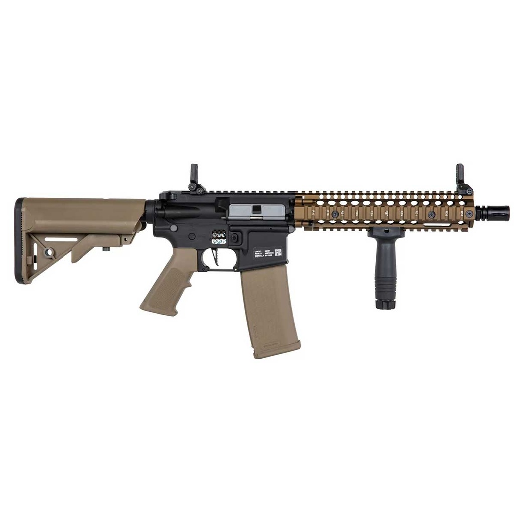 FUSIL SPECNA ARMS DANIEL DEFENSE SA-C19 CORE HAL ETU ASG NEGRO-TAN