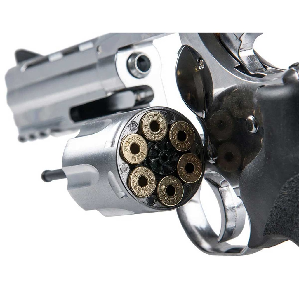 REVOLVER ASG DAN WESSON 715 4" CO2 PLATA