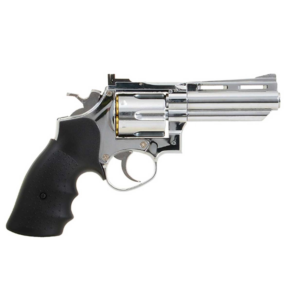 REVOLVER HFC 2.5" HG-132C-1 GAS PLATA