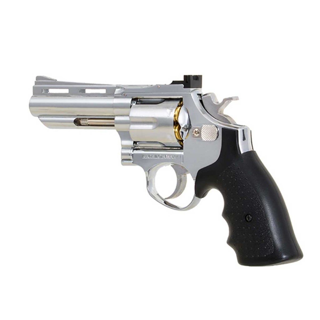 REVOLVER HFC 2.5" HG-132C-1 GAS PLATA