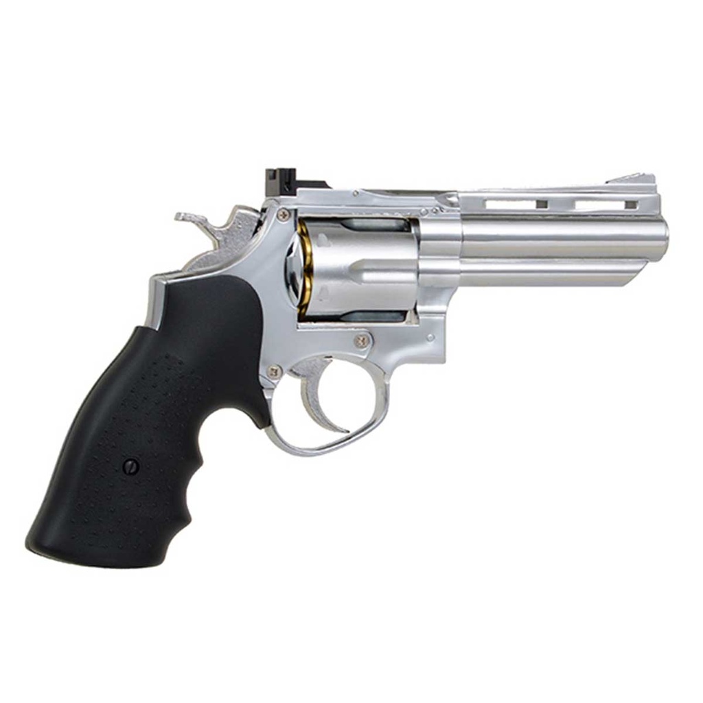 REVOLVER HFC 2.5" HG-132C-1 GAS PLATA