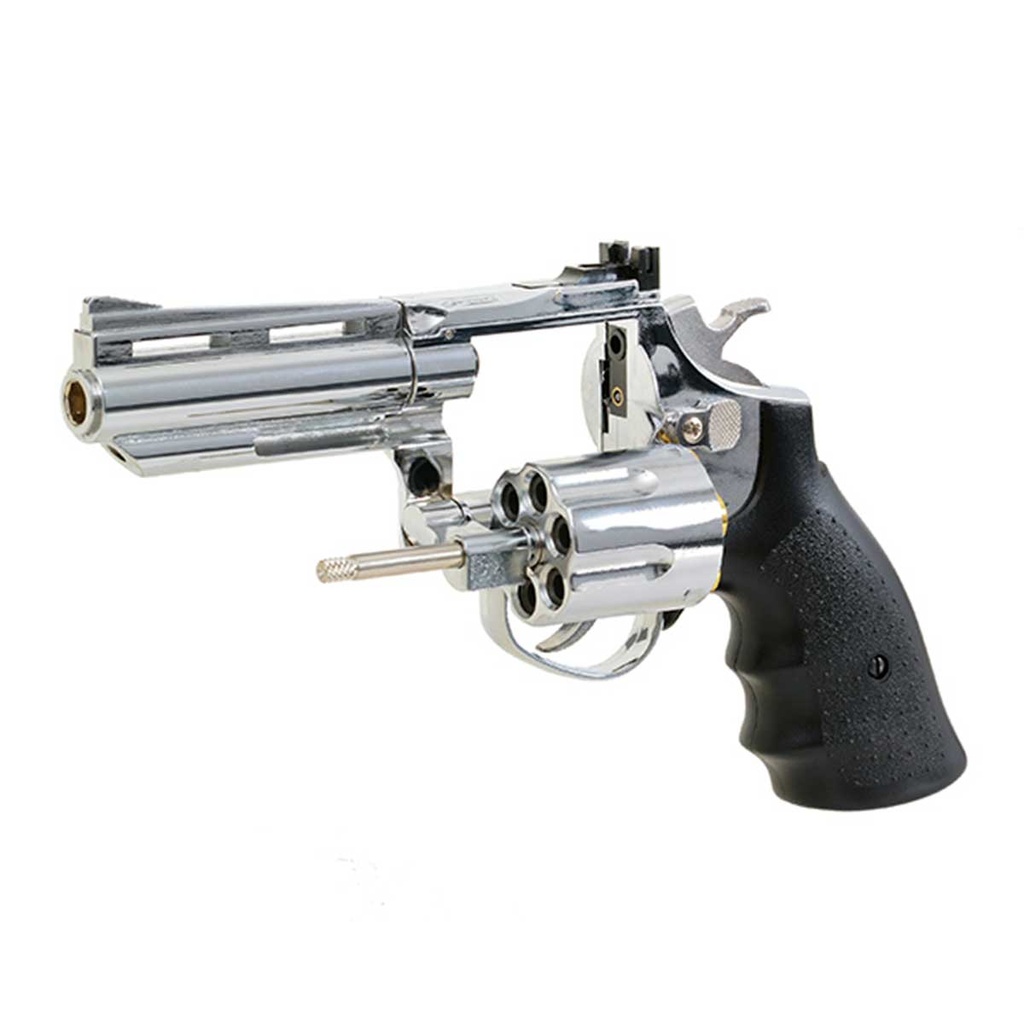 REVOLVER HFC 2.5" HG-132C-1 GAS PLATA