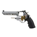 REVOLVER HFC 4" HG-133C-1 GAS PLATA