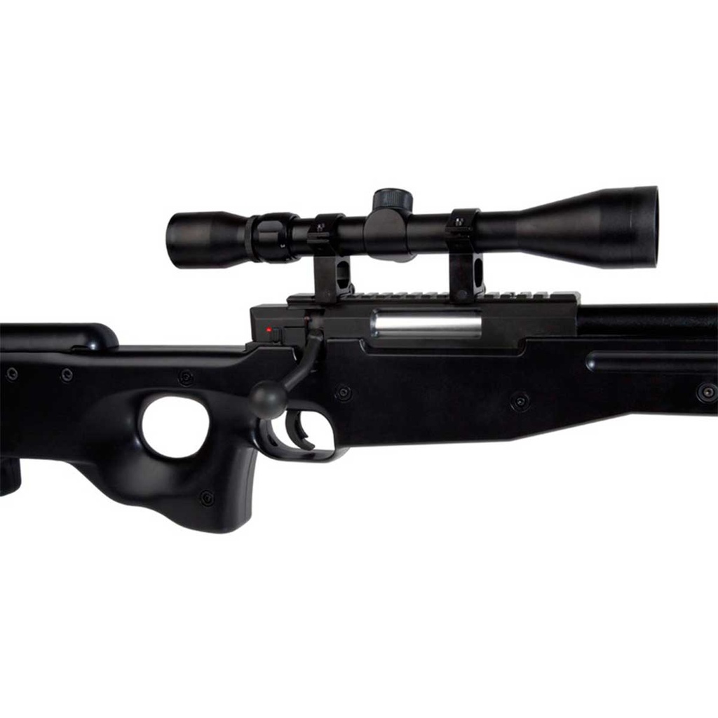 FUSIL SAIGO DEFENSE L96 C/MIRA C/GATILLERA METALICA NEGRO