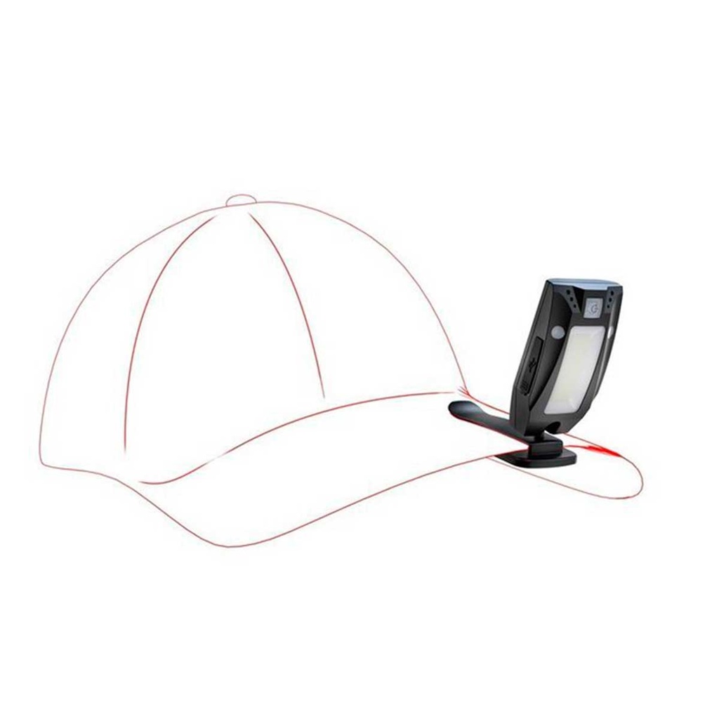 LINTERNA SOLIDLINE SC4R CLIP RECARGABLE 200 LU.NEGRA