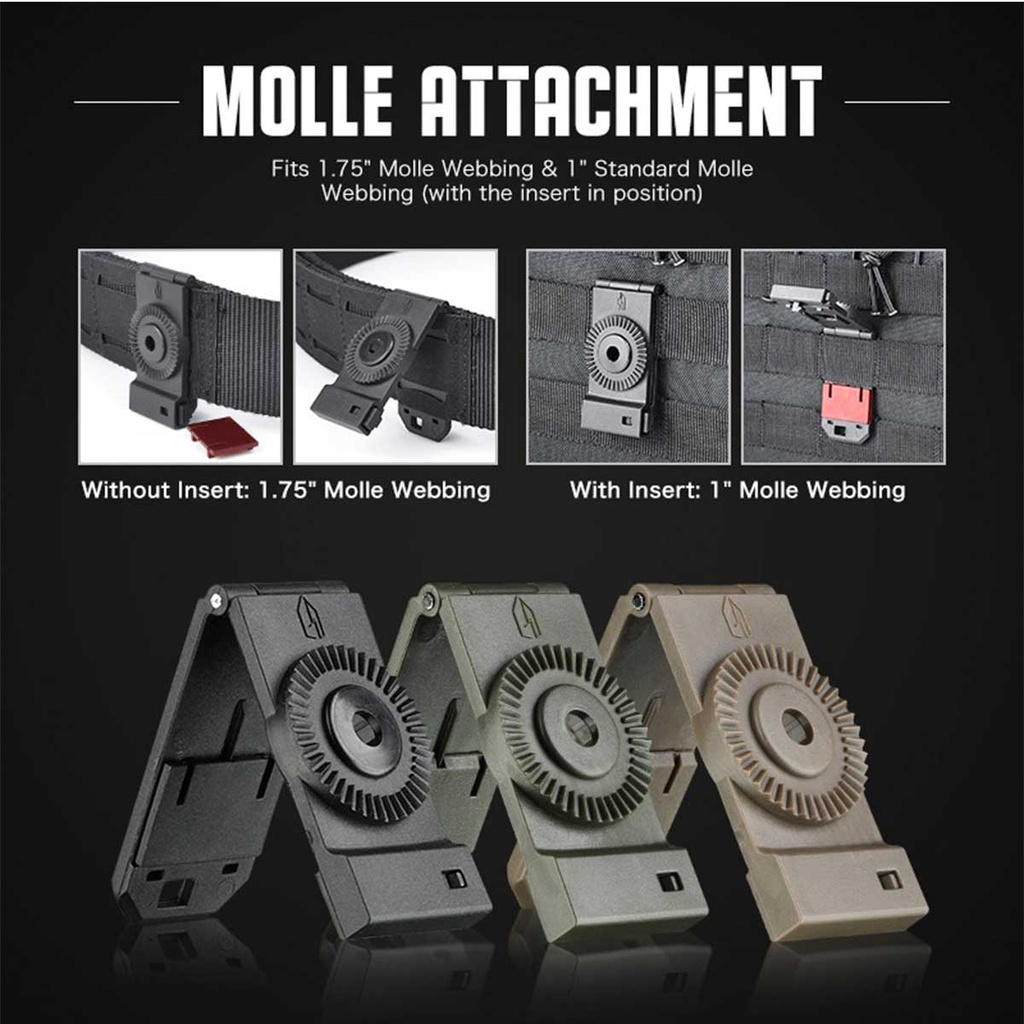 ADAPTADOR AMOMAX SLIM MOLLE TAN