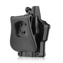 FUNDA PISTOLA RIGIDA CYTAC UNIVERSAL EXTRACCION RAPIDA NEGRA