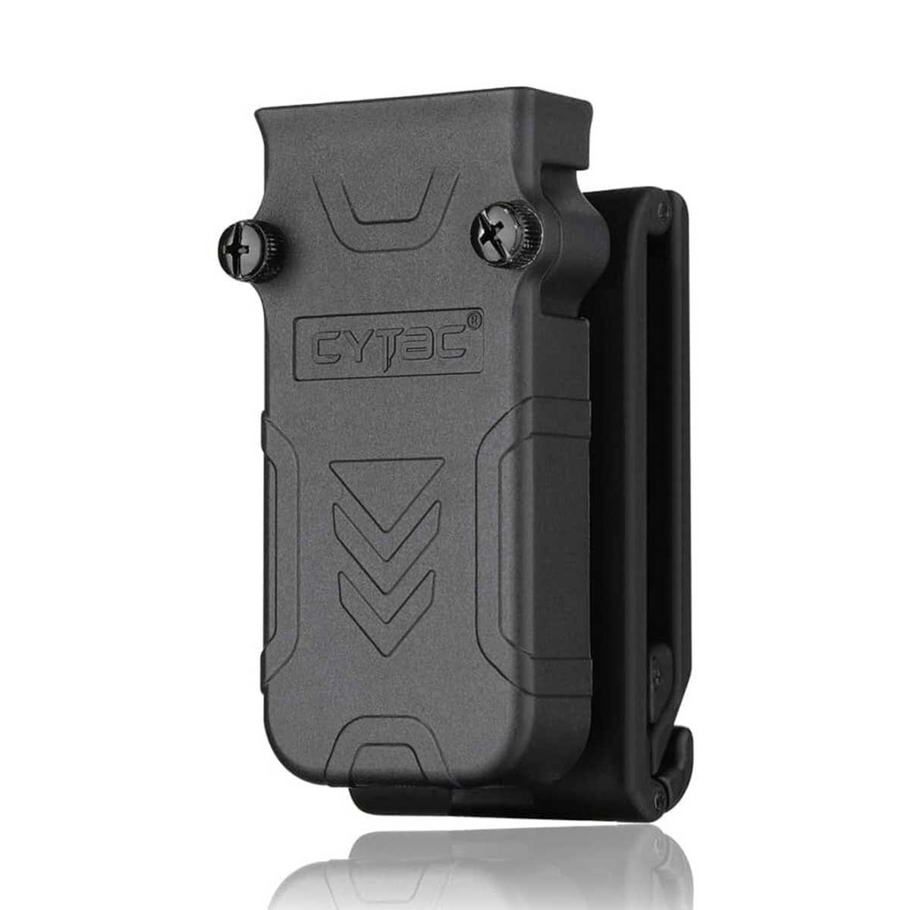 FUNDA CARGADOR PISTOLA SIMPLE RIGIDA CYTAC UNIVERSAL CY-MP-UUB3 NEGRA