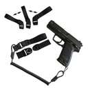 CORDON PISTOLA SEGURIDAD AMOMAX NEGRO