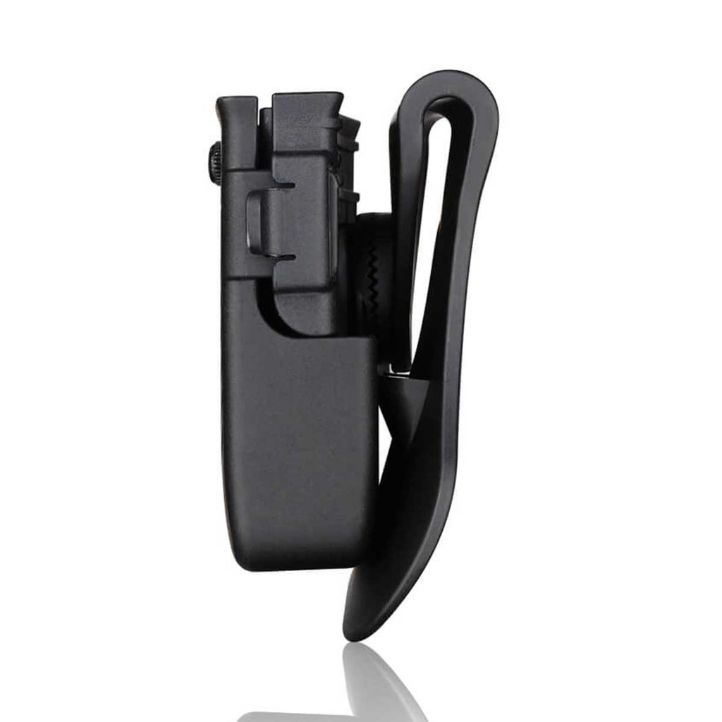 FUNDA CARGADOR PISTOLA RIGIDA AMOMAX UNIVERSAL AM-MPU NEGRA