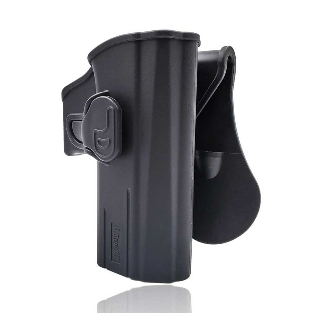 FUNDA PISTOLA RIGIDA AMOMAX SHADOW 2 NEGRA