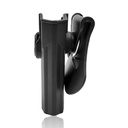 FUNDA PISTOLA RIGIDA AMOMAX SIG SAUER P320 GRANDE NEGRA