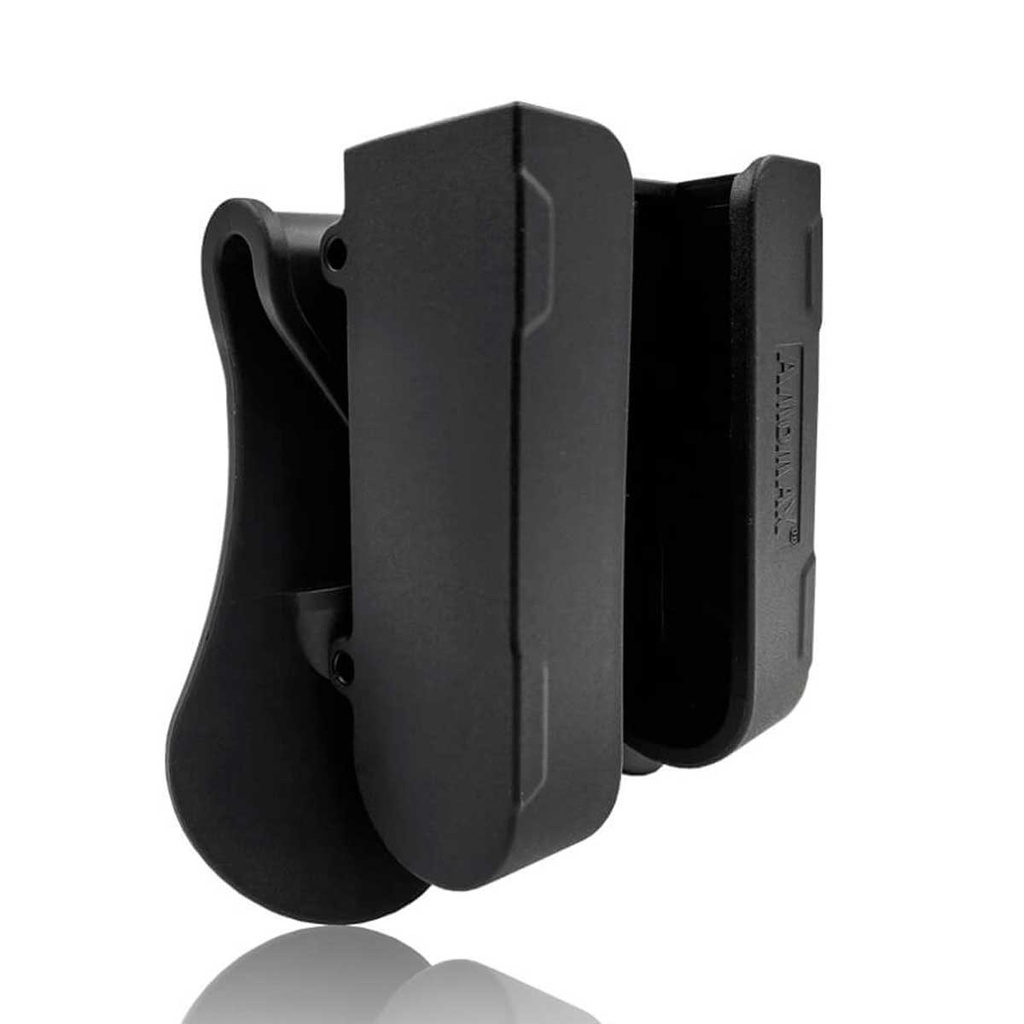 PORTACARTUCHOS RIGIDO AMOMAX AJUSTABLE NEGRO