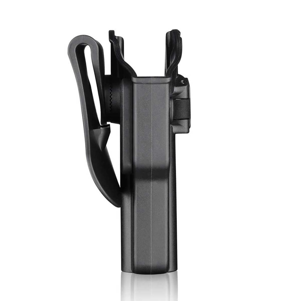 FUNDA PISTOLA RIGIDA AMOMAX  UNIVERSAL AM-UH NEGRA