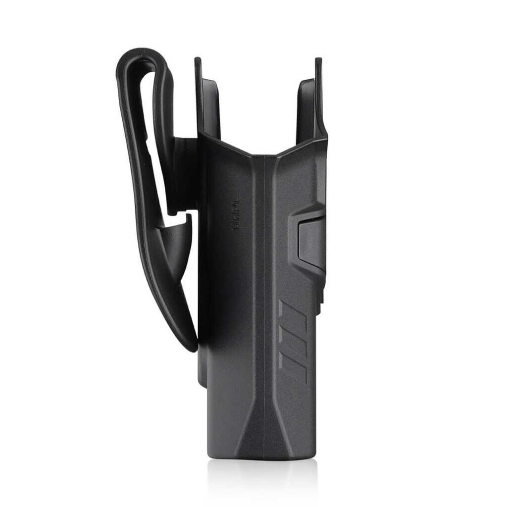 FUNDA PISTOLA RIGIDA CYTAC UNIVERSAL MEGA-FIT NEGRA