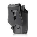 FUNDA PISTOLA RIGIDA CYTAC UNIVERSAL MEGA-FIT NEGRA
