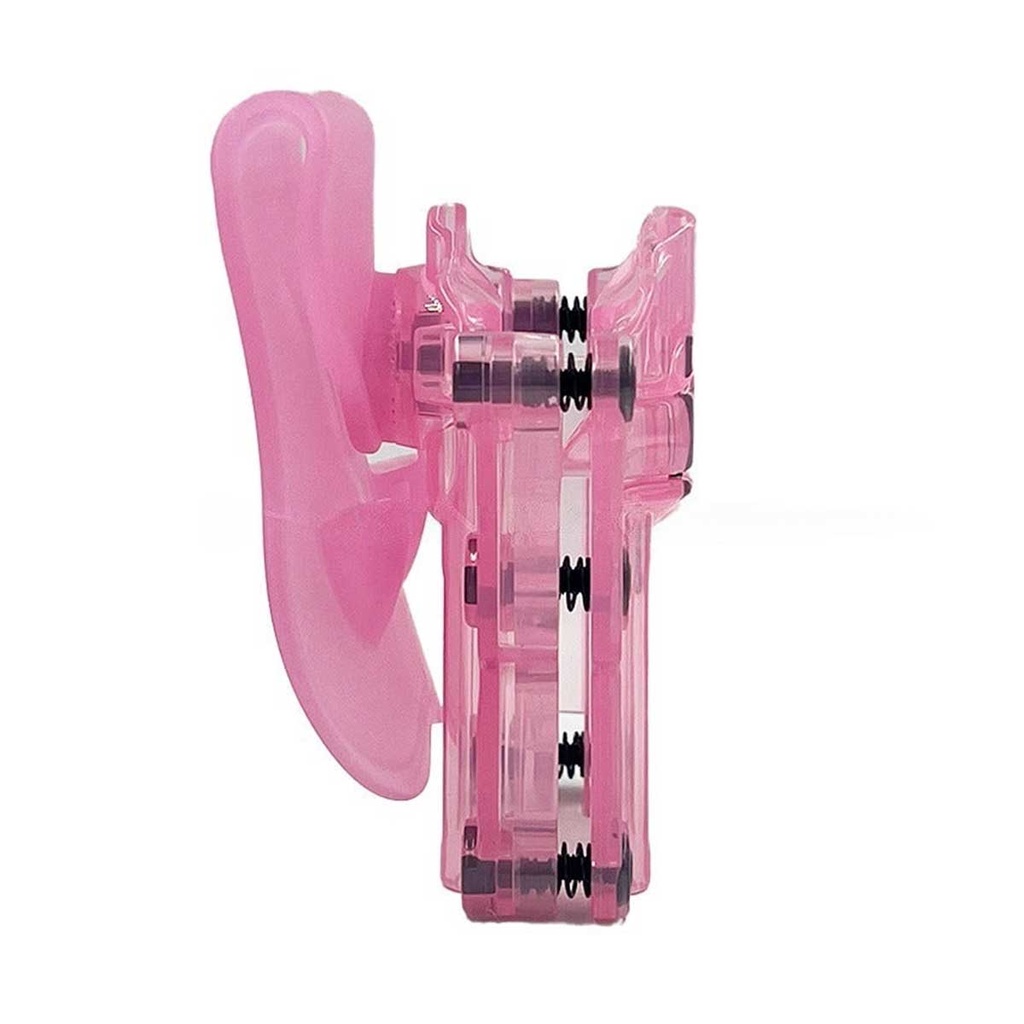 FUNDA PISTOLA RIGIDA CYTAC UNIVERSAL TRANSPARENTE ROSA