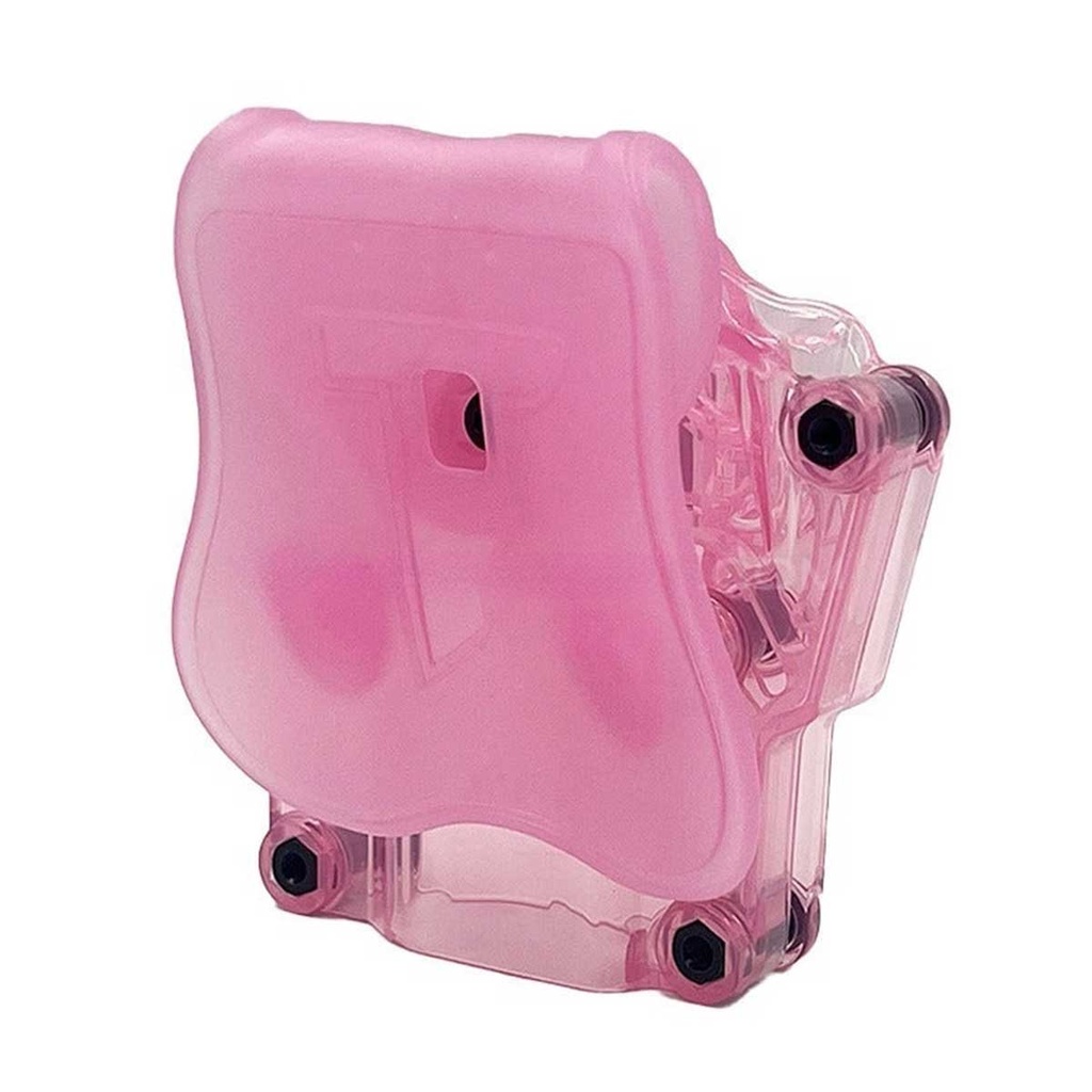 FUNDA PISTOLA RIGIDA CYTAC UNIVERSAL TRANSPARENTE ROSA