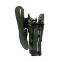 FUNDA PISTOLA RIGIDA CYTAC UNIVERSAL TRANSPARENTE VERDE