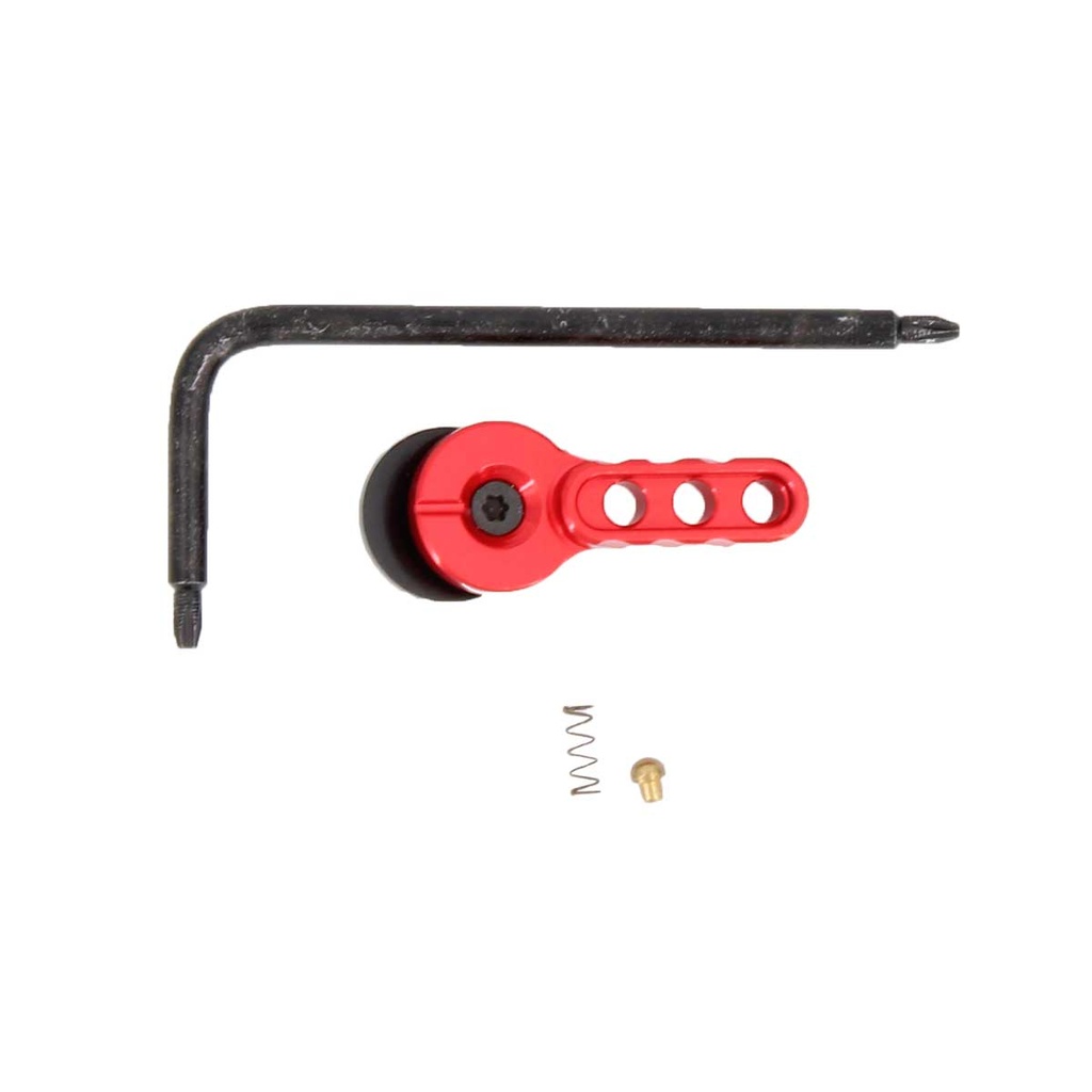 SELECTOR TIRO SHS CNC ROJO