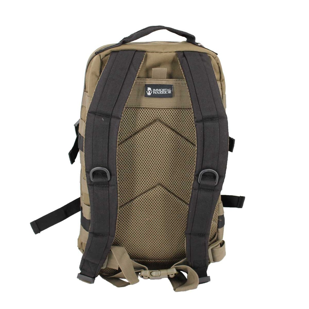 MOCHILA IMMORTAL MOLLE PEQ. 20L VERDE-NEGRA