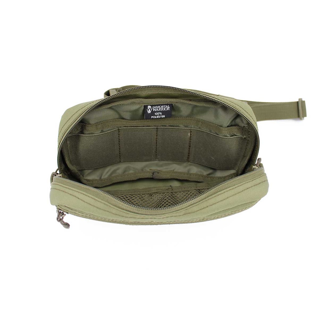 RIÑONERA IMMORTAL TRAVELLER RECTANGULAR VERDE