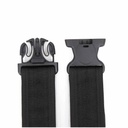 CEÑIDOR IMMORTAL VELCRO HEBILLA SEGURIDAD REDONDA 130CM NEGRO