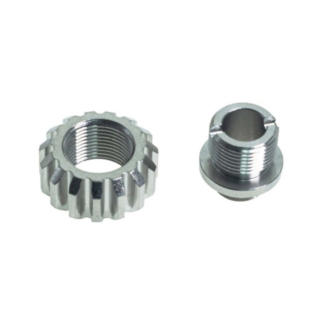COWCOW A02 SILENCER ADAPTER SILVER