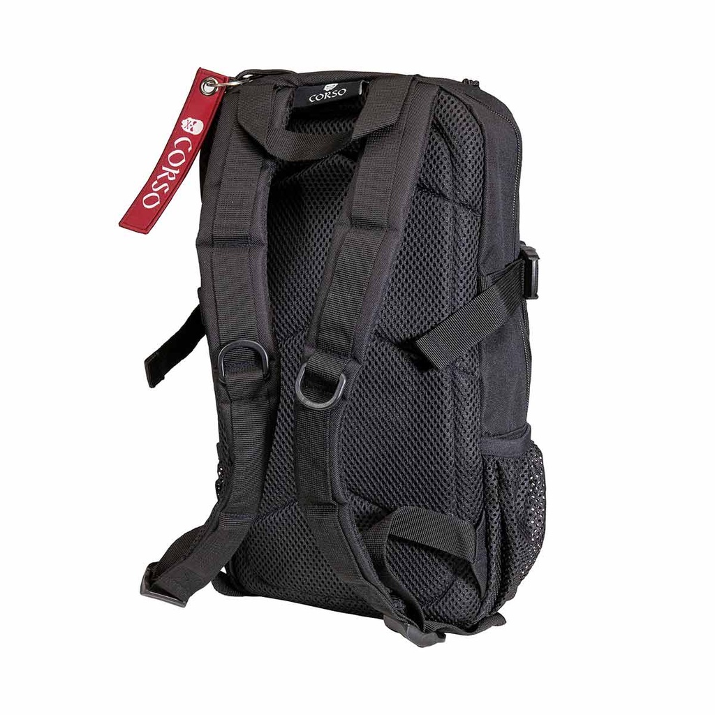 MOCHILA CORSO MOLLE C/MOSQUETON 14L NEGRA