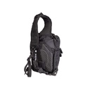 BOLSO CORSO BANDOLERA TACTICAL NYLON VELCROS NEGRO