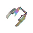 COWCOW MATCH GRADE STAINLESS STEEL THUMB SAFETY RAINBOW