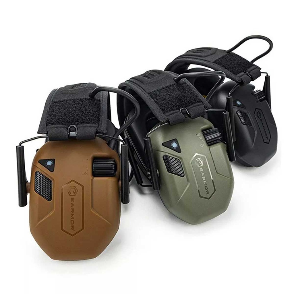 AURICULARES EARMOR TACTICAL M300T BLUETOOTH NEGRO