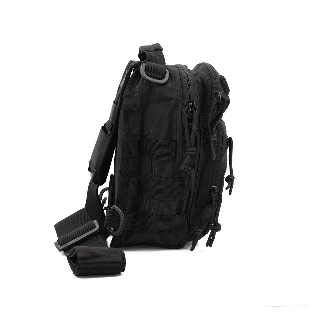 MOCHILA IMMORTAL BANDOLERA NEGRA