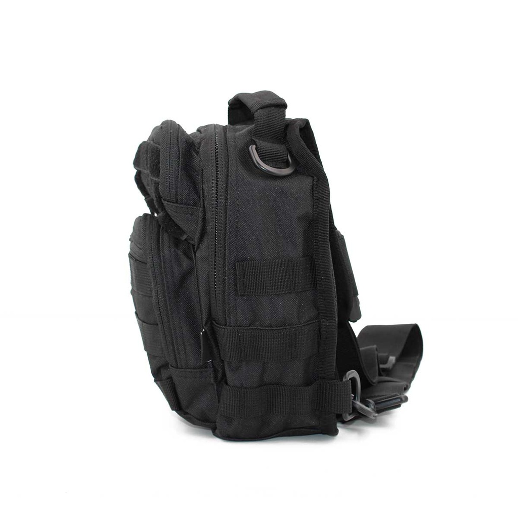 MOCHILA IMMORTAL BANDOLERA NEGRA
