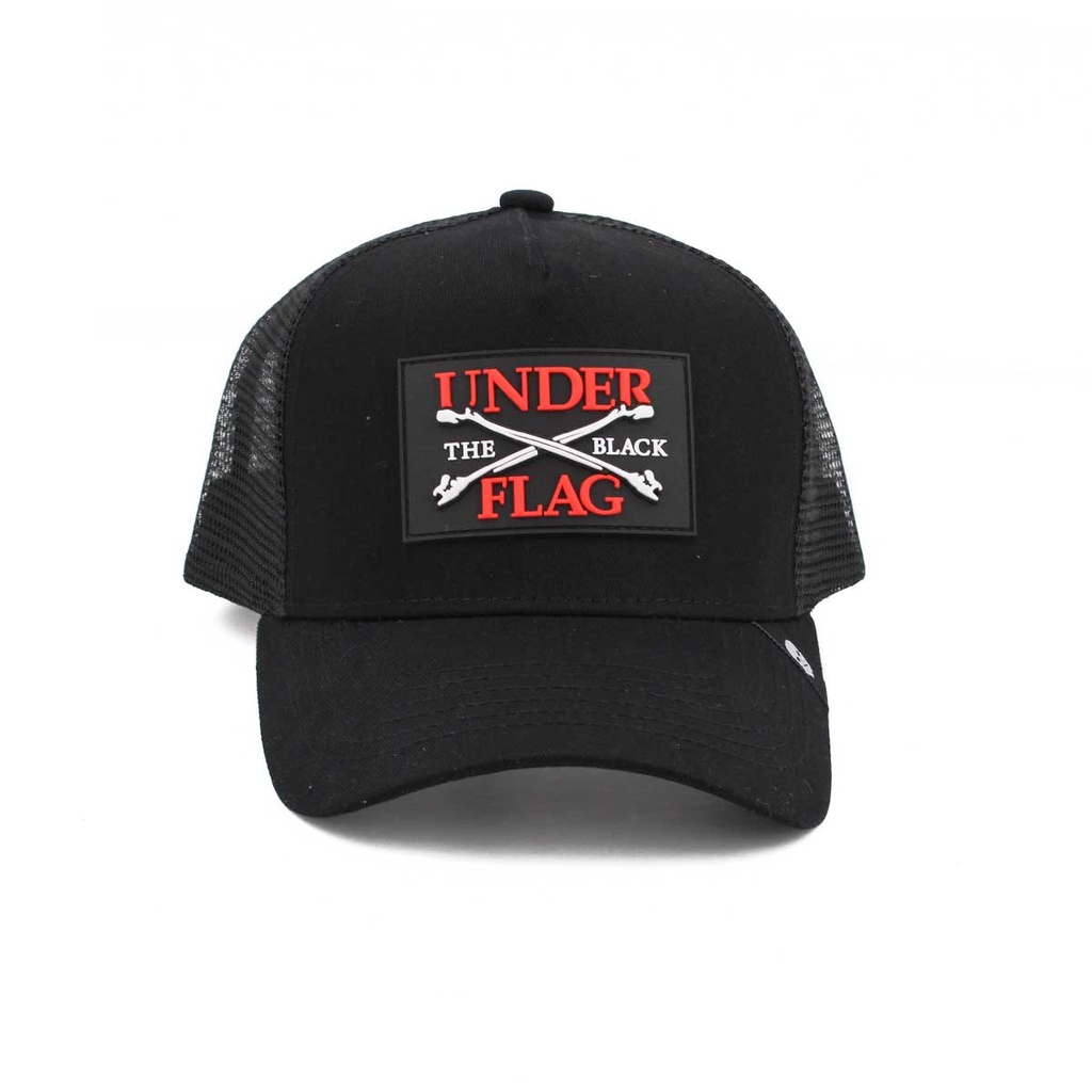 GORRA CORSO REJILLA UNDER THE BLACK FLAG NEGRA