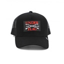 GORRA CORSO REJILLA UNDER THE BLACK FLAG NEGRA