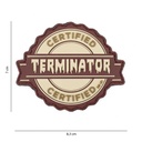 PARCHE PVC 3D TERMINATOR CERTIFIED COYOTE