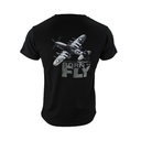 CAMISETA IMMORTAL AVIONETA WWII NEGRO