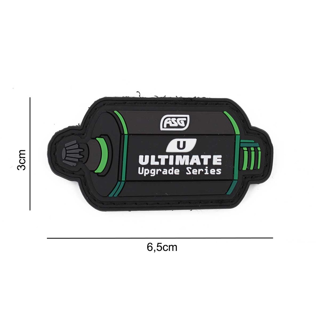 PARCHE PVC ASG MOTOR ULTIMATE NEGRO