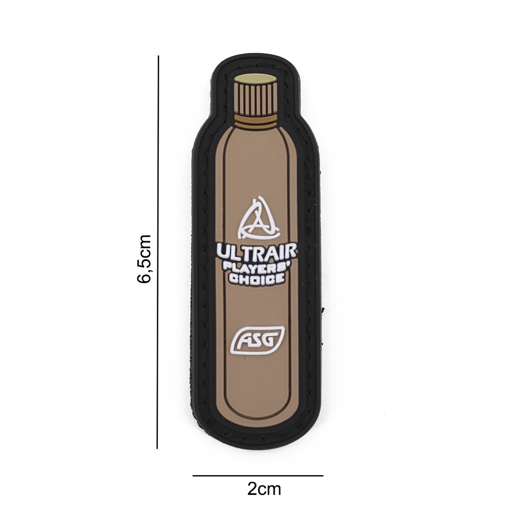 PARCHE PVC ASG BOTELLA GAS ULTRAIR MARRON